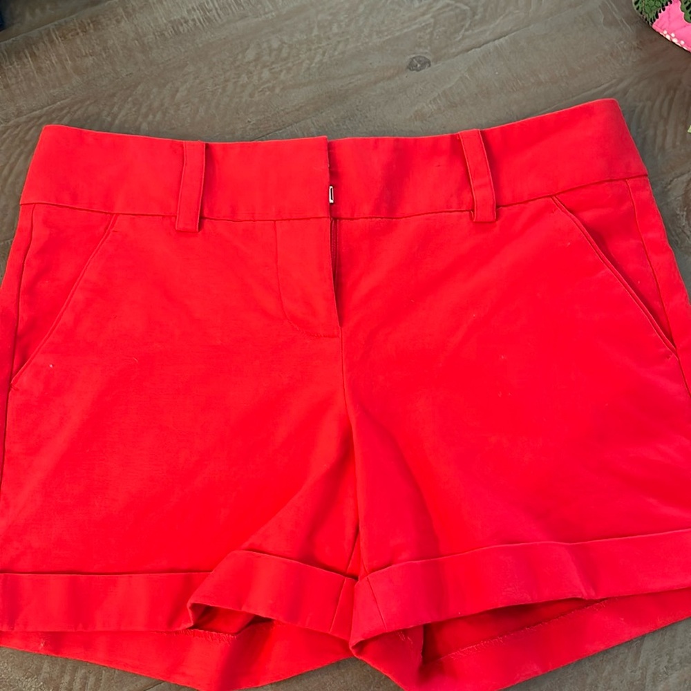 Lightly worn size 8 red shorts. Vince Camuto